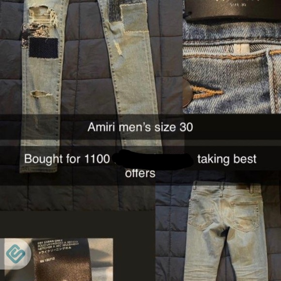 Amiri jeans - Picture 2 of 2
